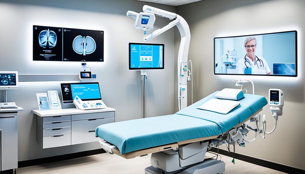 Moderne Technologie im Patientenzimmer