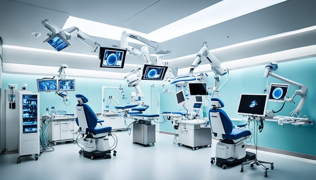 Moderne Medizintechnik im Operationssaal