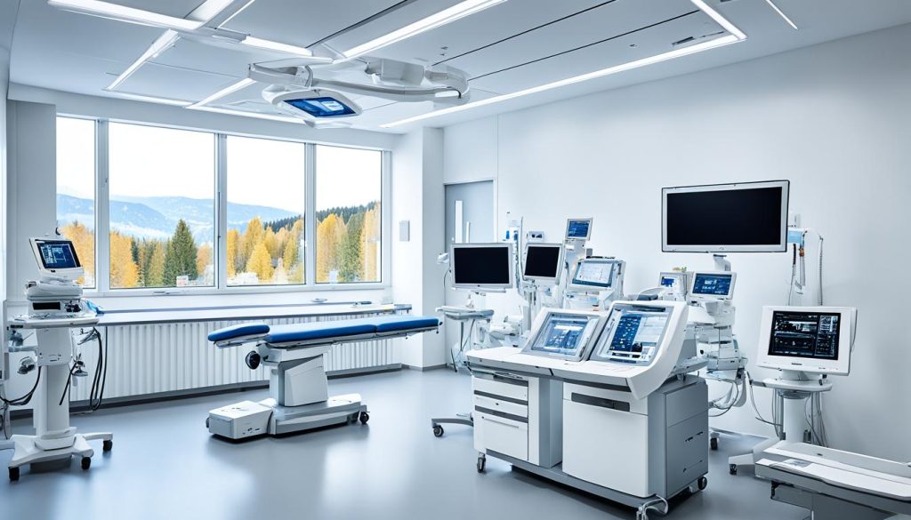 Moderne medizinische Geräte im Landeskrankenhaus Hochsteiermark