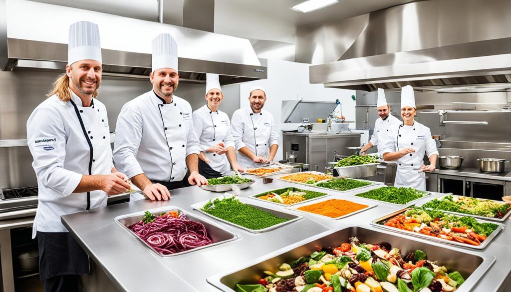 Nachhaltige Küchenführung im Internationalen Gesundheitszentrum Wien