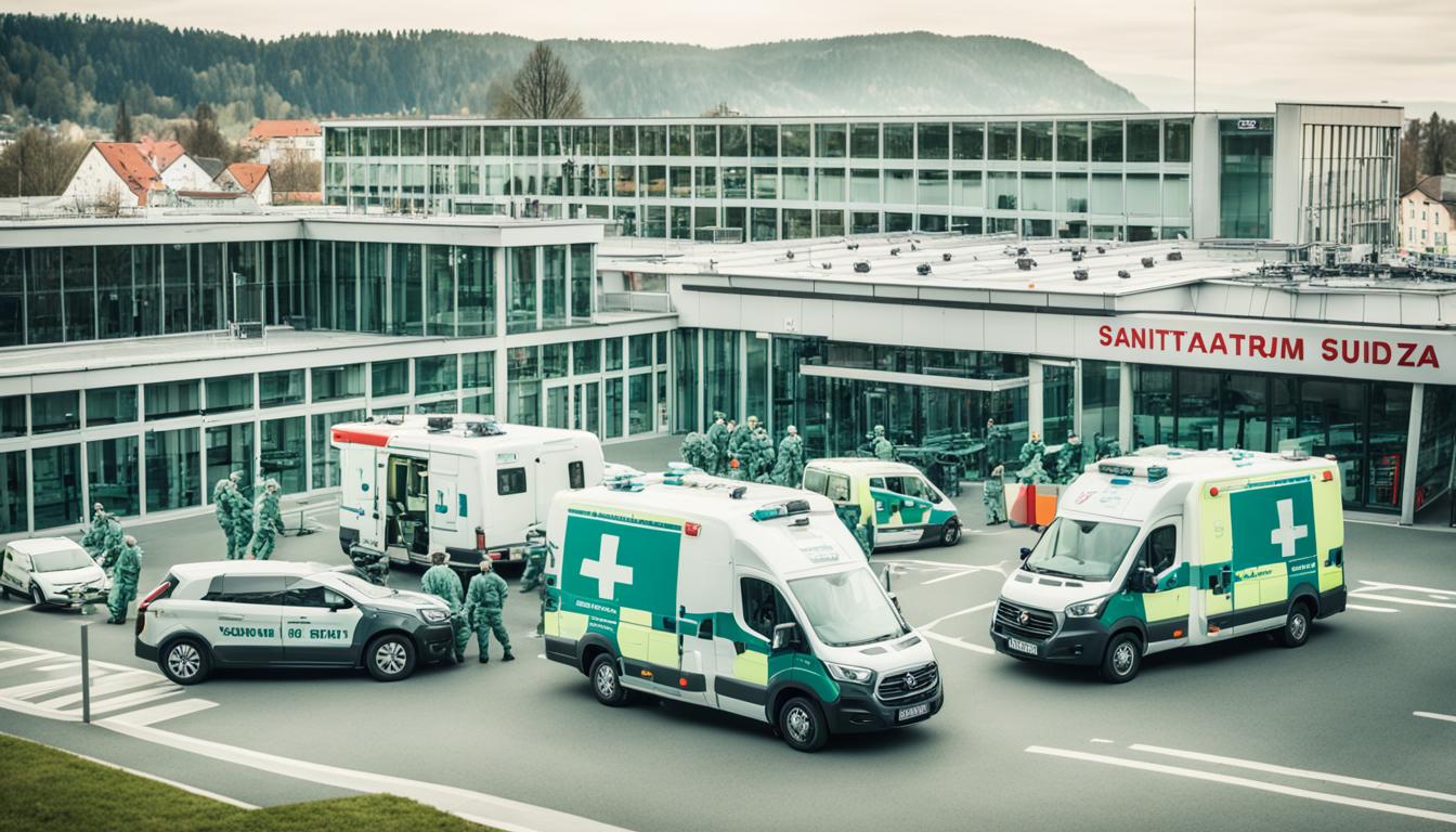 Sanitätszentrum Süd / Feldambulanz