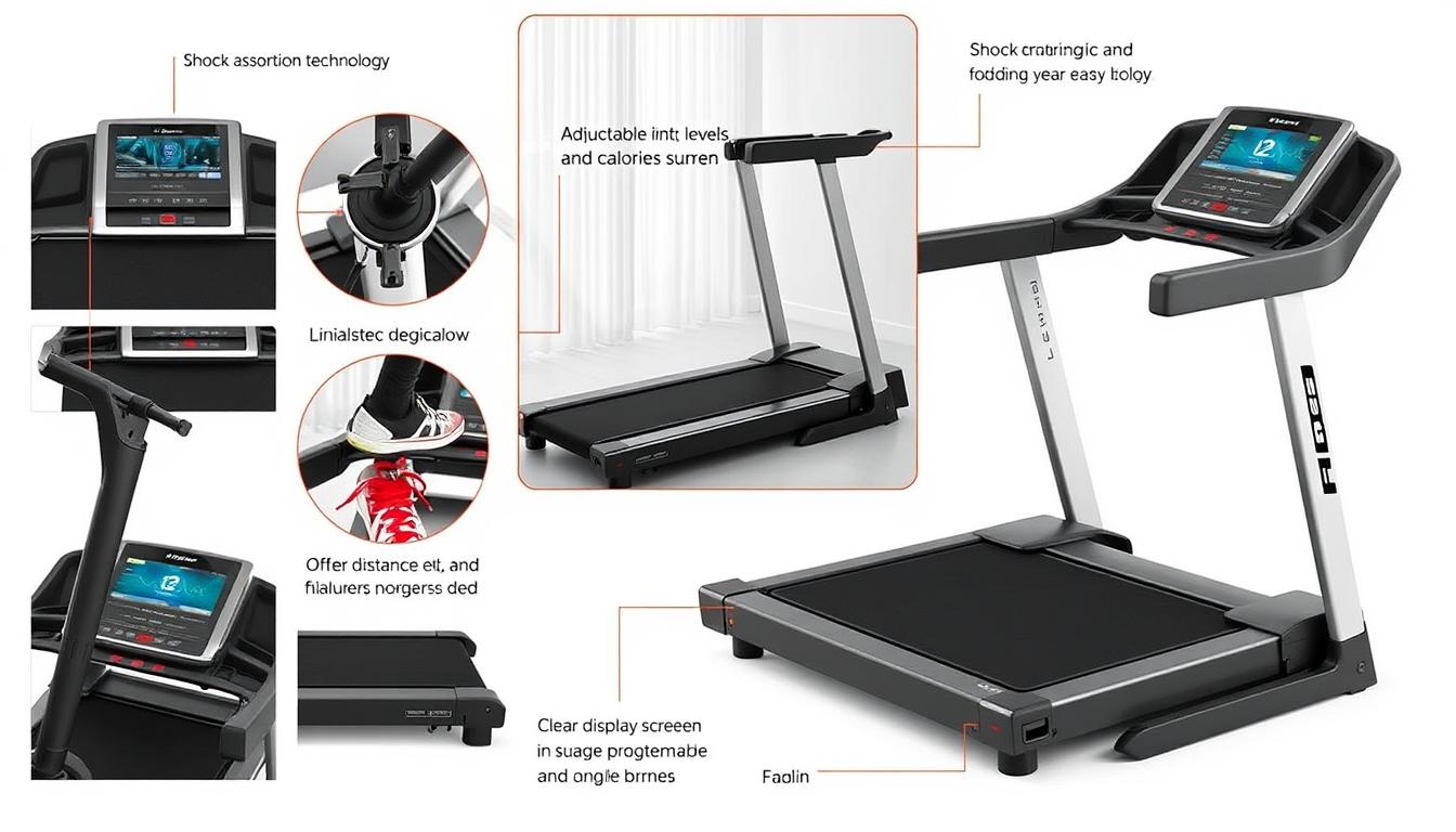 THERUN Laufband Für Zuhause - Klappbar & Leise Mit 10% Steigung | Perfekt Für Homeoffice